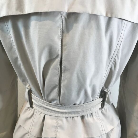 Zara Basic Beige Outerwear Outdoor Coat Jacket Sz S - Picture 4 of 5